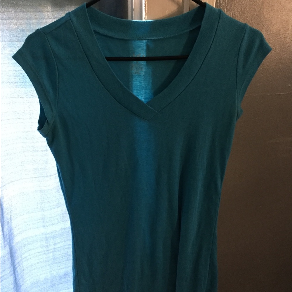 Blue V-Neck